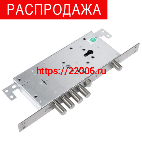 Замок Guardian (Гардиан) врезной двухсистемный ЗВ 75.14 Т с тягами, 5 кл. /128:4242/