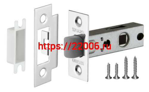 Защелка Fuaro (Фуаро) врезная PLASTP12-45-25 (P12-45) CP хром