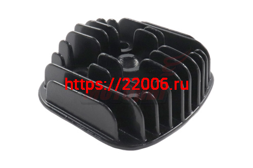 Головка цилиндра F80 ЧЁРНАЯ (прямое отверстие под свечу)