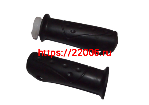 Ручка руля правая (газа) F50/80 "Газуля" с корпусом (с резинкой) + руля левая (резинка) Ручка руля правая (газа) F50/80 "Газуля" с корпусом (с резинкой) + руля левая (резинка)