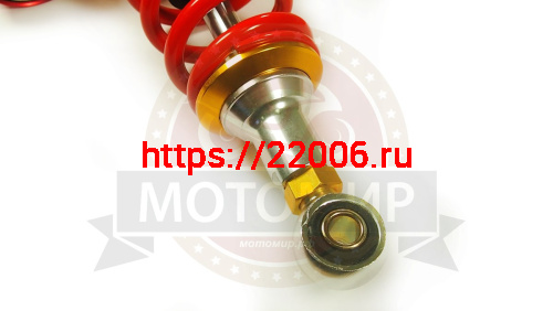 Амортизатор задний (L-340mm, D1-12mm, H1-20mm, D2-10mm, H2-20mm) Альфа,Дельта, Zodiak прем, с бачком фото 2 Амортизатор задний (L-340mm, D1-12mm, H1-20mm, D2-10mm, H2-20mm) Альфа,Дельта, Zodiak прем, с бачком фото 2