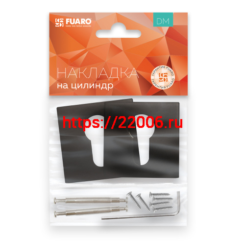 Накладка Fuaro (Фуаро) под цилиндр ET.K.DM51 (ET DM) BL-24 черный фото 2