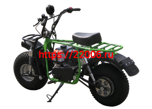 Мотоцикл СКАУТ САФАРИ 3LE- 9  BIGFOOT (ФАРА, ЭЛ.СТ. перед. и задн. подв., 9 лс KP230PRO, РЕДУКТОР) фото 2