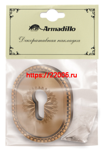 Накладка Armadillo (Армадилло) на цилиндр ESC.C.CL/OV (ET-DEC CL) BB-17 коричневая бронза фото 2