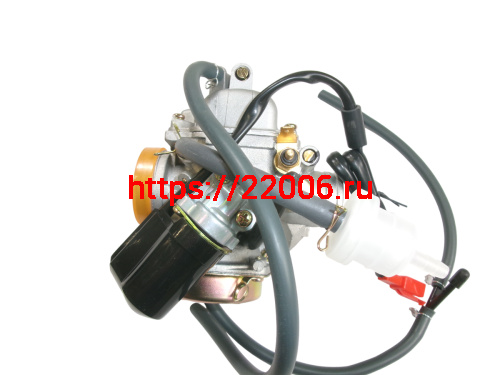 Карбюратор 4х такт. 161QMJ (GY6-180) (c подогревом) DINGO 180 фото 3