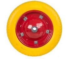 Колесо ПЕНА тачки садовой 8" 3,00/3,25-8" (W13) (под ось 16мм)