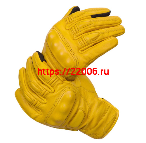 Перчатки SCOYCO (оригинал) MC-154, кожанные желтые, р-р 2XL