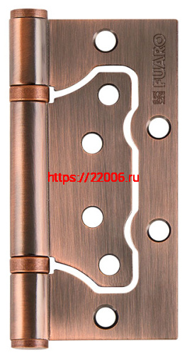 Петля Fuaro (Фуаро) универсальная без врезки IN4500W AC (500-2BB 100x2,5) медь