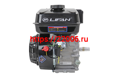 Двигатель LIFAN  6,5 л.с. 168F-2 ECO (196сс, 4,8кВт, вал d19) фото 2