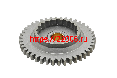 Блок шестерен Урал заднего хода и пускового механизма "ММ" фото 2