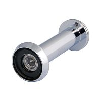 Глазок Fuaro (Фуаро) дверной, оптика пластик DV-LUX 4/110-70/Z (VIEWER 4 DVZ_LUX) CP хром