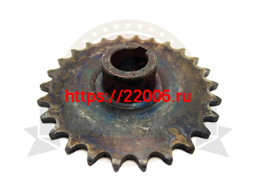Звезда 26 зуб. (520) цепи, 15.875шаг, на вал d25мм, h29мм, шпонка 8мм, мотобусировщика Звезда 26 зуб. (520) цепи, 15.875шаг, на вал d25мм, h29мм, шпонка 8мм, мотобусировщика