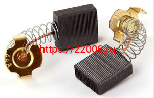 Щетки (№695) Hitachi (7*17*17) (99044) пружина, пятак-уши Щетки (№695) Hitachi (7*17*17) (99044) пружина, пятак-уши