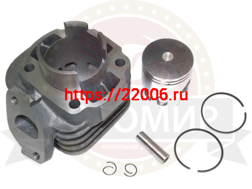 Поршневая группа Yamaha JOG 65 (43 мм) 3KJ, 1PE40QMB палец 10 мм