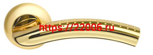 Ручка Armadillo (Армадилло) раздельная R.LD54.Libra26 (Libra LD26) SG/GP-4 матовое золото/золото