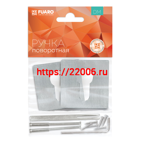 Накладка Fuaro (Фуаро) под цилиндр ET.K.DM51 (ET DM) SSC-16 сатинированный хром фото 2