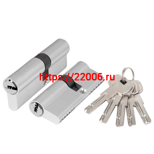 Цилиндровый Ajax (Аякс) механизм (AZ200/70) AZ2000Key70 (30+10+30) CP хром