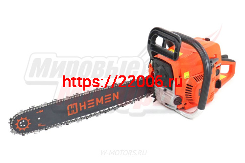 Бензопила HEMEN CTCS52 2,2 кВт, 3,0 л.с., 20" (50см) 0,325/1,3/76зв. фото 2
