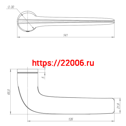 Ручка Armadillo (Армадилло) раздельная R.ART30.LACONY MWSC-33 итальянский тисненый фото 5
