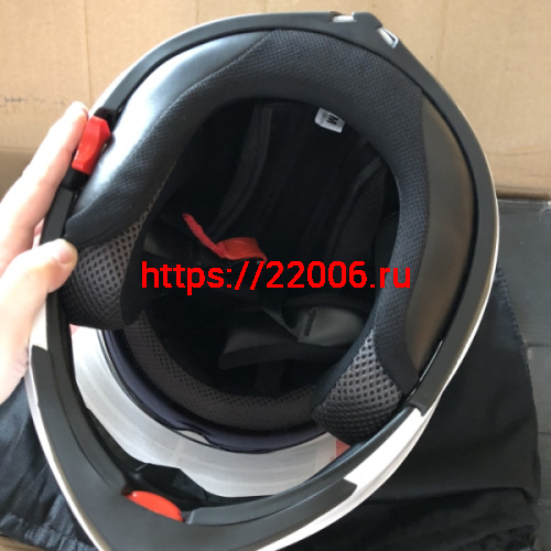 Шлем модуляр "Safelead" HF-118 (поднимается подбородок) NEW карбон (Y03), белый размер S фото 5 Шлем модуляр "Safelead" HF-118 (поднимается подбородок) NEW карбон (Y03), белый размер S фото 5