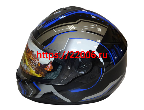 Шлем интеграл "Safelead" HF-122 черный Q162, размер M фото 4 Шлем интеграл "Safelead" HF-122 черный Q162, размер M фото 4