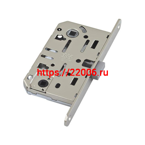 B06102.50.06.567 AGB (АГБ) Защелка врезная WC (никель) с отв. пл. B02402.05.06 MEDIANA POLARIS