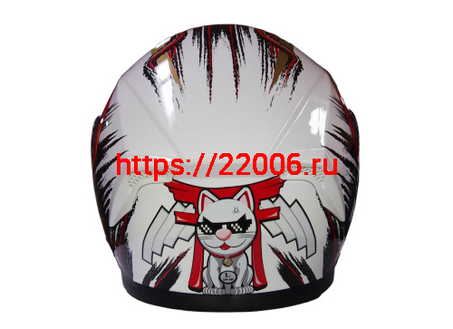 Шлем интеграл YM-831 "YAMAPA" CAT WHITE, BLUE YELLOW, размер XL (прозрачный визор) NEW (6 шт. упак) фото 3 Шлем интеграл YM-831 "YAMAPA" CAT WHITE, BLUE YELLOW, размер XL (прозрачный визор) NEW (6 шт. упак) фото 3