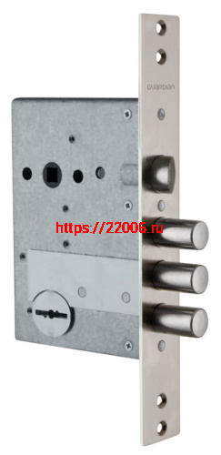 Замок Guardian (Гардиан) врезной сувальдный с защёлкой ЗВ 50.11, 4 кл. /123:125/