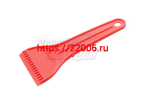 Скребок для льда "AVS" IC-2104 (пластм.,компактный, длина 19см, ширина 9см)