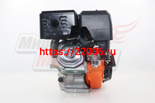 Двигатель HEMEN 18,5 л.с. с катушкой 11А132Вт 192F-2E (458 см3) электростартер, вал 25 мм фото 7