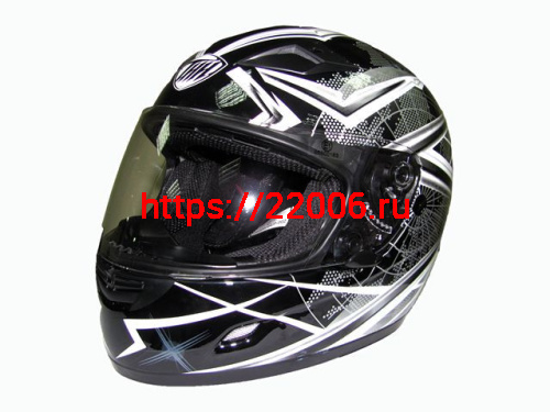 Мотошлем THH TS-39 №10 black/silver (XS)