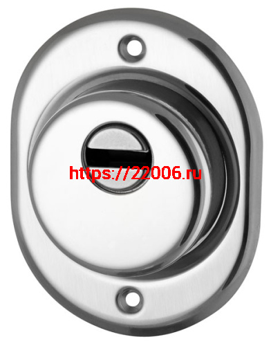 Броненакладка Armadillo (Армадилло) на ЦМ/сквозн. крепл. (от вырывания, 33 мм) ET/ATC-Protector 2-33CP-8 Хром