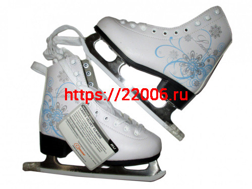 Коньки женские фигурные LADIES velvet classic 34 размер 3946