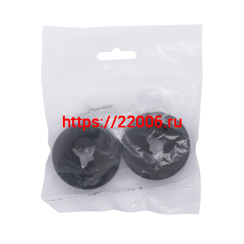 Накладка Punto (Пунто) под цилиндр LM/AN ET.R.H50.015 BL-24 черный фото 2