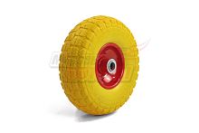 Колесо ПЕНА тачки садовой 4" 3,50/4" (W10) (под ось 20мм)