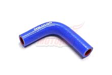 Патрубок бачка расширительного МАЗ силикон.,синий,армир. L193мм,d16мм. (HH049)