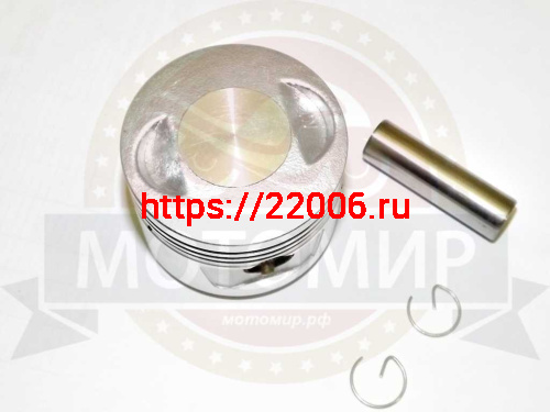 Поршень 62,00 мм 4 такт. 162FMJ Хантер (CG/CB150) h 52мм (кольца, палец d15мм, стопорн. кольца) Поршень 62,00 мм 4 такт. 162FMJ Хантер (CG/CB150) h 52мм (кольца, палец d15мм, стопорн. кольца)