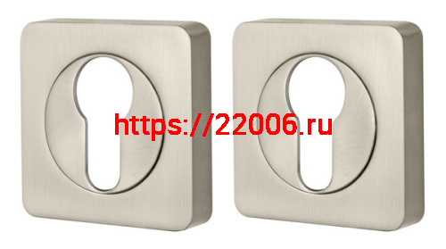 Накладка Armadillo (Армадилло) под цилиндр ET.K.SQ52 (ET/SQ) SN-3 матовый никель