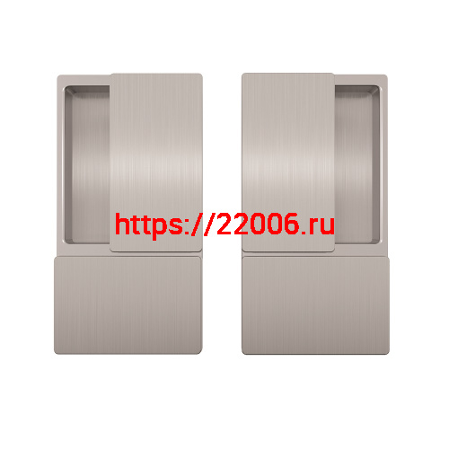 B30000.01.32 AGB (АГБ) Ручка WAVE без запирания (мат хром), для раздвижных дверей ПОДХОДИТ К TOUCH