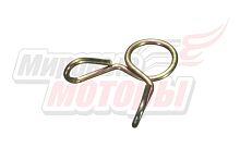 Хомут шланга пружинный, проволочный, одновитковый, диаметр 4 мм