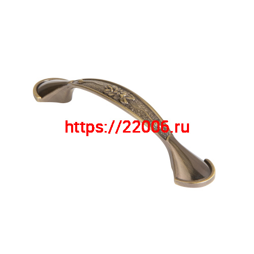 Ручка-скоба Ajax (Аякс) мебельная MB-H-001-96 мм OB античная бронза