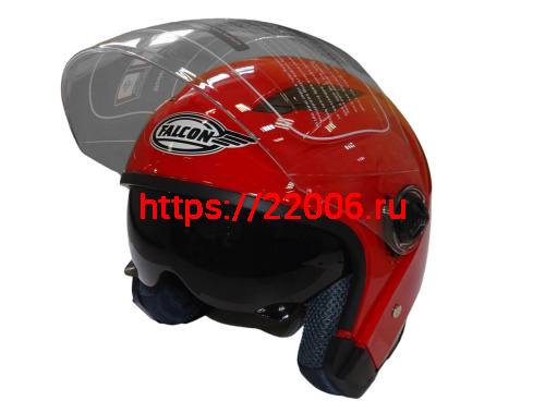 Шлем открытый FALCON XZH208 (Колобок) с забралом, размер M фото 3 Шлем открытый FALCON XZH208 (Колобок) с забралом, размер M фото 3