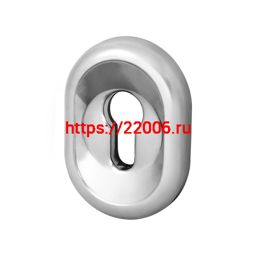 Накладка Fuaro (Фуаро) на цилиндр ESC.C.CRE-eco/OV.12 (ESC-12C eco) СР хром (2шт. в уп.,отгр. по 1 шт.)