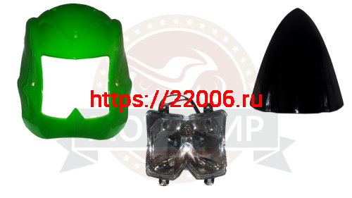 Щиток ветровой SPRINT с фарой (пластик) фото 3 Щиток ветровой SPRINT с фарой (пластик) фото 3