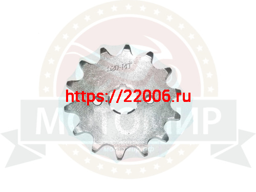 Звезда 14 зуб. (520) (d18-20, 2х34) цепи, ведущая Falcon250 Звезда 14 зуб. (520) (d18-20, 2х34) цепи, ведущая Falcon250