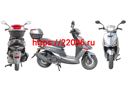 Скутер JOG 49сс белый (150)(10,8л.с., обод 10", тормоза: диск.перед/бараб зад.) фото 2