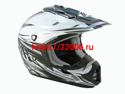Мотошлем THH TX-12 №14 white/silver (S) детский