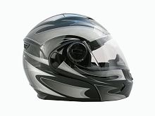 Мотошлем THH T-797 №1 black/ silver (L)