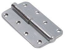 Петля skobis (СКОБИС) накладная ПН-110 цинк белый, левая