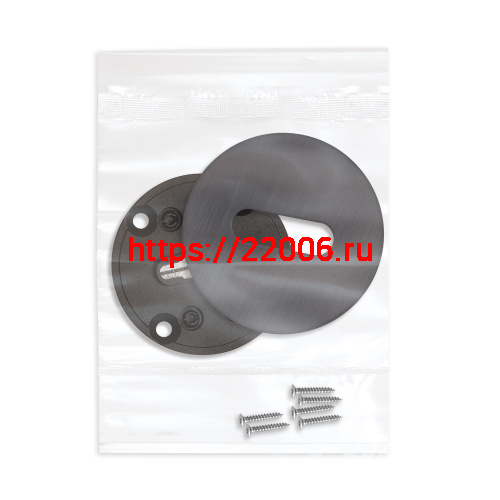 Накладка Fuaro (Фуаро) на сувальдный замок ESC.S-auto.RLR/R.486 GR-23 графит (1шт.) фото 2